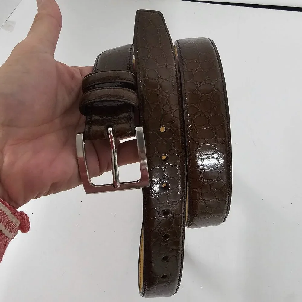 belk brown croc